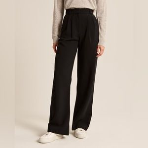 Abercrombie Black Trouser Pants
